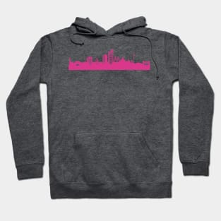 Leipzig skyline pink Hoodie